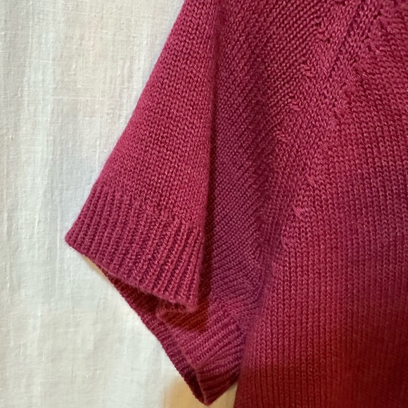 Coldwater Creek Red Cowl Neck Sweater - Picture 3 of 6